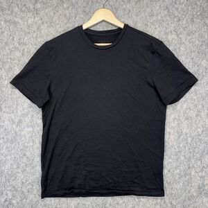 Unbound Merino Wool T-Shirt Men's Medium Short Sleeve Black Baselayer